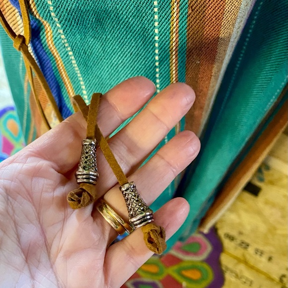 💥Lucky & Blessed Striped Button-up Sleeveless Duster💥 NWOT - Picture 3 of 8